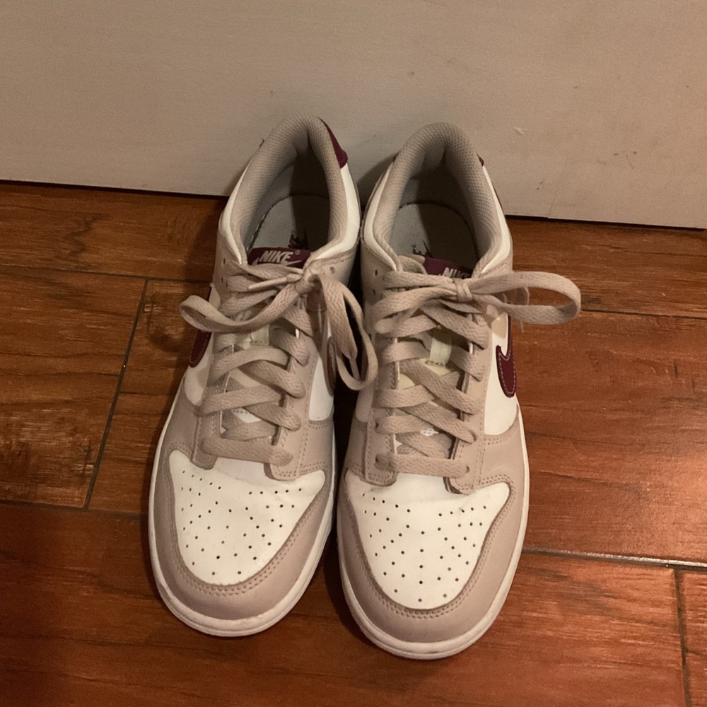 Nike Women's Violet and White Sneakers - Picture 3 of 4